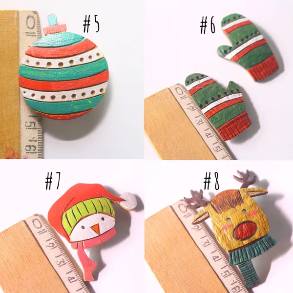 Bộ 11 Pin- Bán lẻ, huy hiệu Giáng Sinh cài áo, balo trang trí siêu xinh