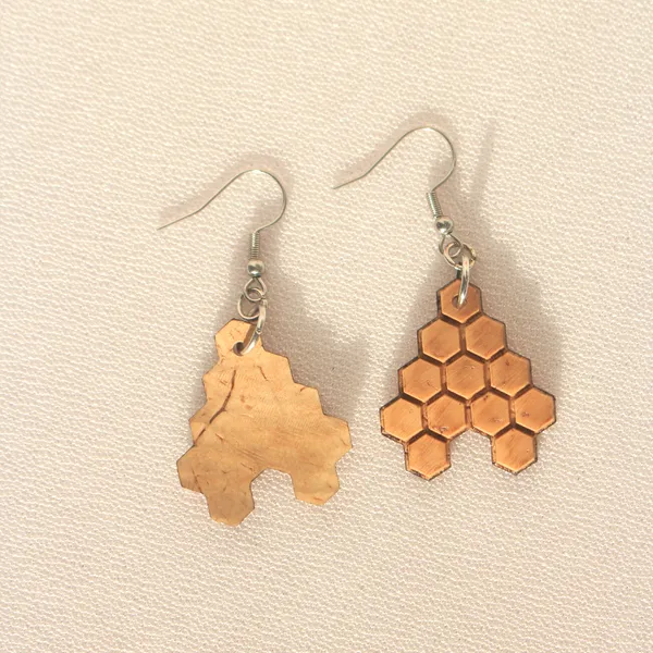 BÔNG TAI DỪA SÁP ONG