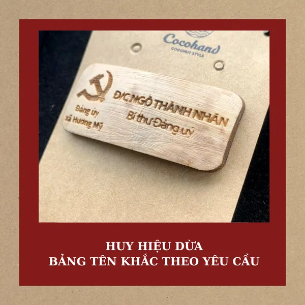 BẢNG TÊN  DỪA NAM CHÂM, THIẾT KẾ THEO YÊU CẦU - NHẬN BÁO GIÁ SỐ LƯỢNG