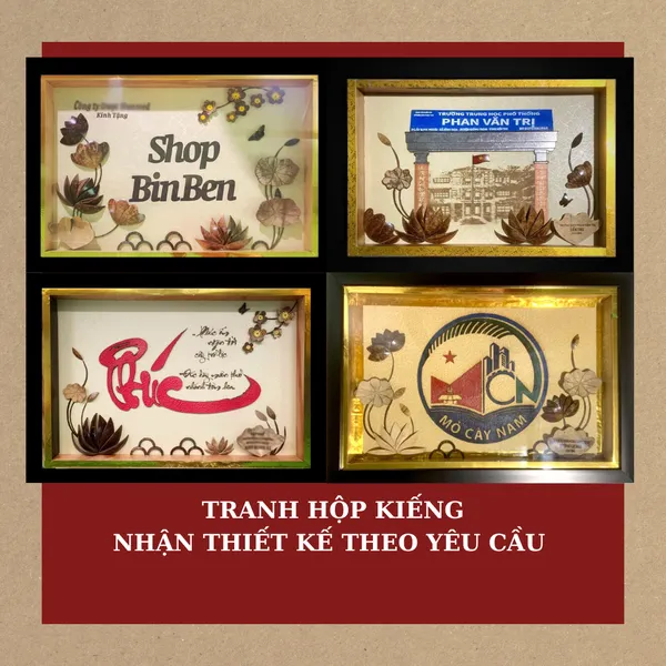 TRANH HỘP KIẾNG 40x60cm - THIẾT KẾ THEO YÊU CẦU