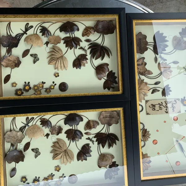 TRANH HỘP KIẾNG 40x60cm  - HOA SEN