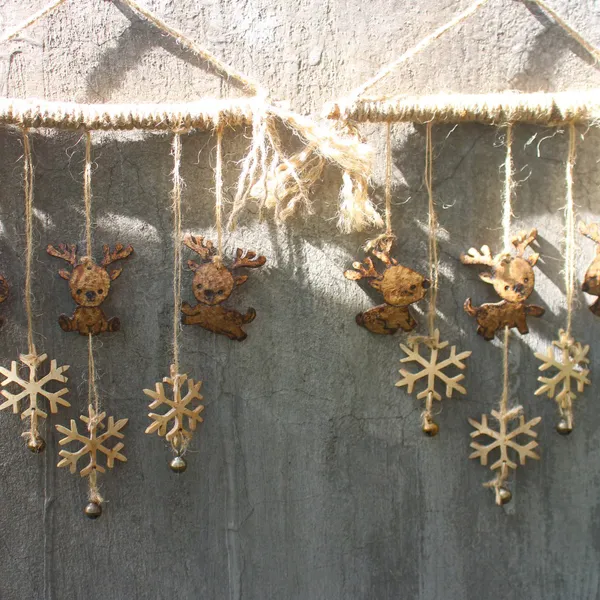 Tuần Lộc-Bông Tuyết treo tường, decor đẹp, thủ công dừa Cocohand