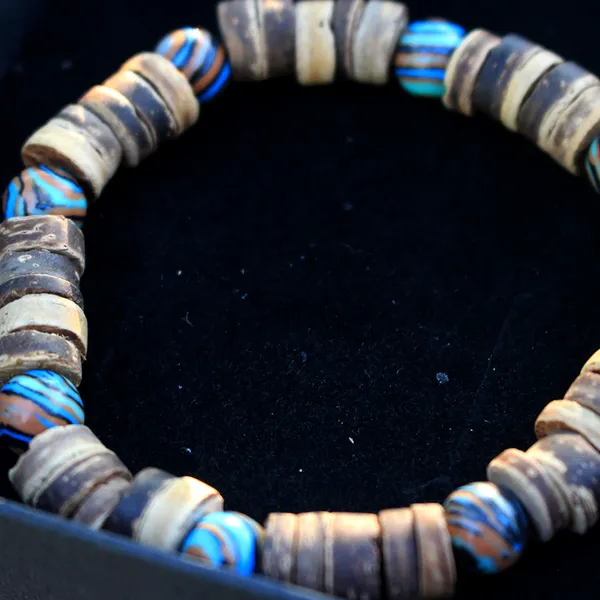 VÒNG TAY CHUỖI DỪA PHỐI HẠT MALACHITE