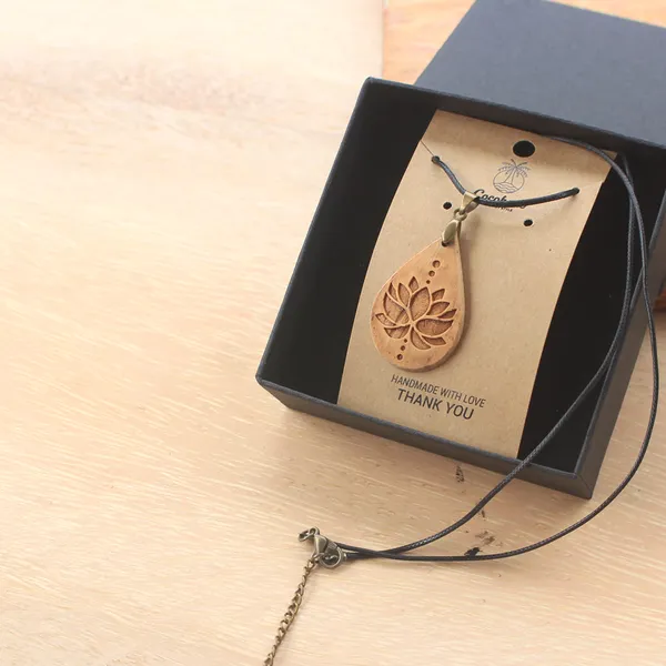 DÂY CHUYỀN DỪA GIỌT NƯỚC HỌA TIẾT SEN