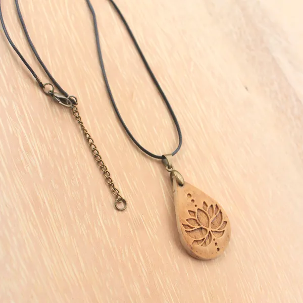 DÂY CHUYỀN DỪA GIỌT NƯỚC HỌA TIẾT SEN