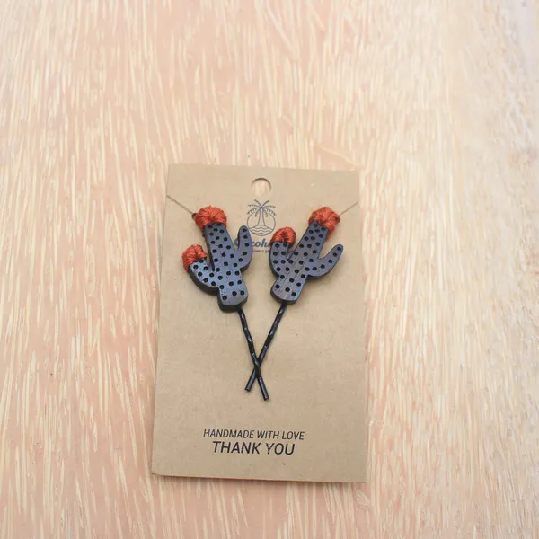 KẸP TÓC DỪA XƯƠNG RỒNG ĐỎ ( 1 KẸP ) 