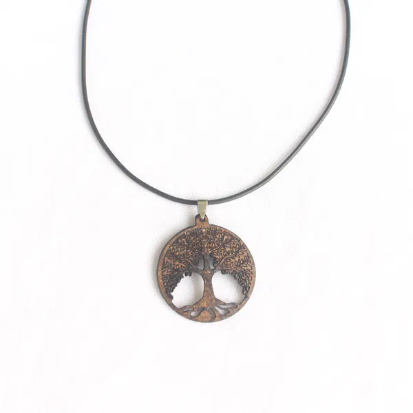 DÂY CHUYỀN DỪA TREE OF LIFE, dây cao su phong cách
