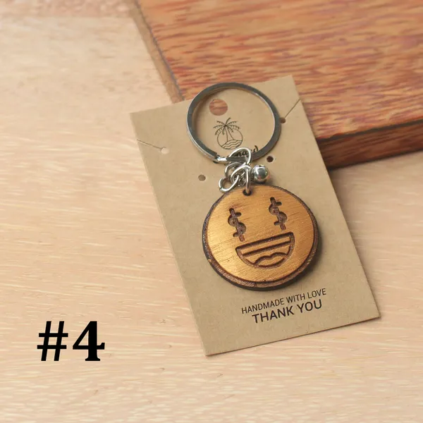 MÓC KHÓA MẶT CƯỜI - NHẬN KHẮC TÊN MẶT SAU