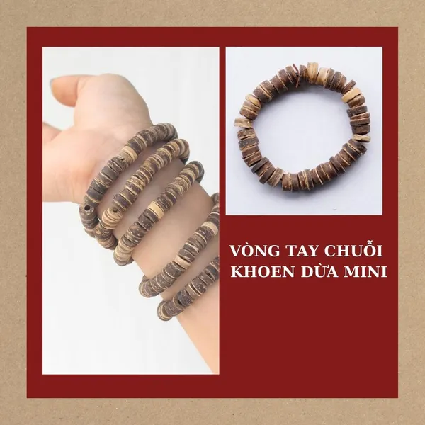VÒNG TAY CHUỖI DỪA MINI 