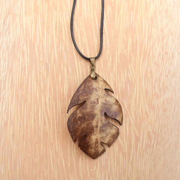 DÂY CHUYỀN DỪA MẶT LÁ TRƠN