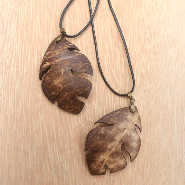 DÂY CHUYỀN DỪA MẶT LÁ TRƠN