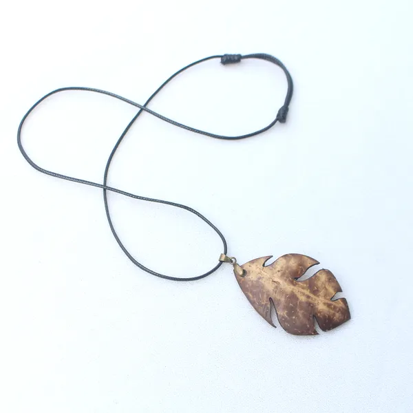 DÂY CHUYỀN DỪA MẶT LÁ TRƠN