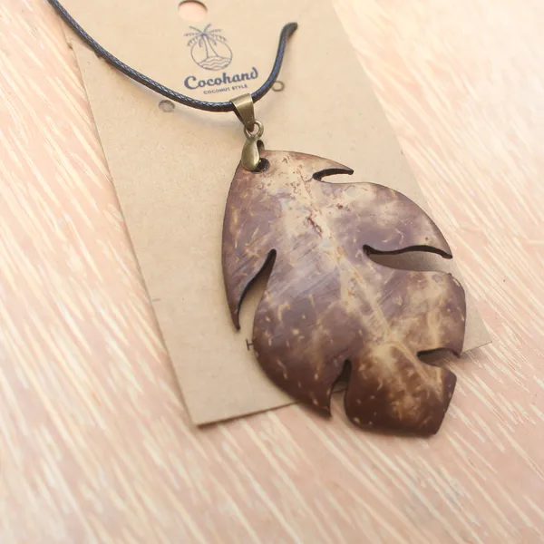 DÂY CHUYỀN DỪA MẶT LÁ TRƠN