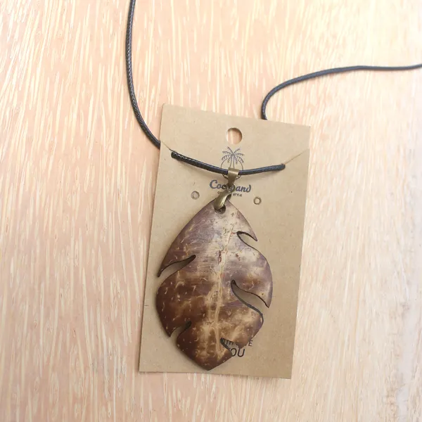 DÂY CHUYỀN DỪA MẶT LÁ TRƠN