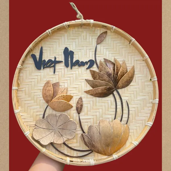 TRANH DỪA ỐP NIA TRE DECOR, ỐP CHỮ + KHẮC CHỮ THEO YÊU CẦU