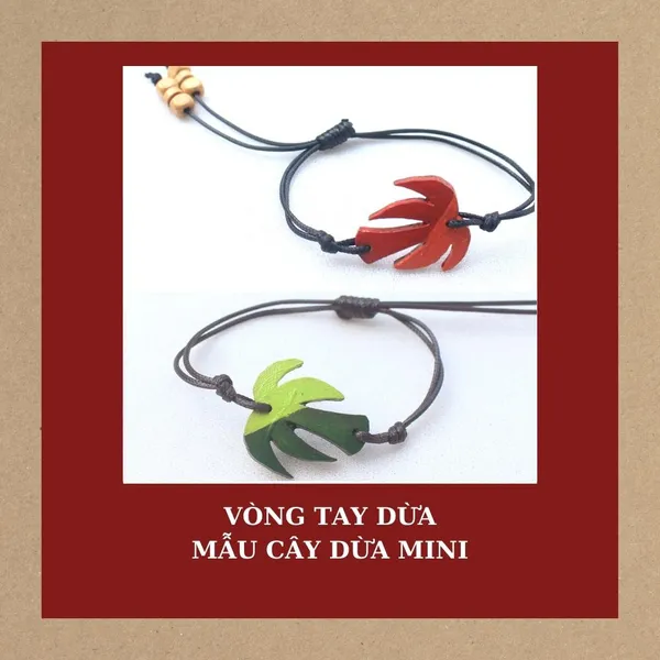 VÒNG TAY CÂY DỪA MINI, 2 màu tùy chọn