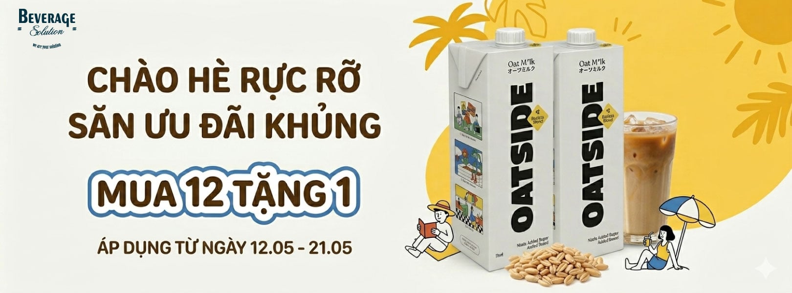 Oatside Barista Blend Mua 12 tặng 1