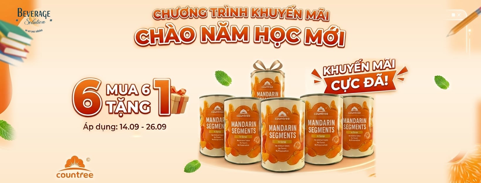 QUÝT NGÂM COUNTREE MUA 6 TẶNG 1