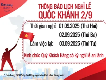 THÔNG BÁO NGHỈ LỄ QUỐC KHÁNH 02.09.2025
