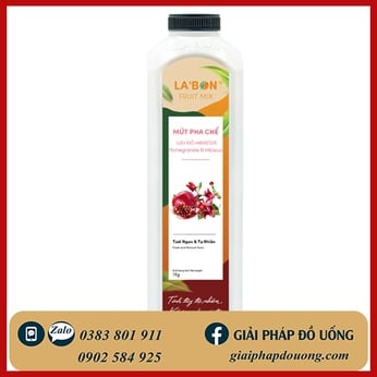 MỨT LA’BON LỰU ĐỎ HIBISCUS 1KG