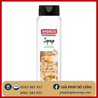 SYRUP ANDROS DỪA NƯỚNG / ROASTED COCONUT 820ML