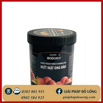 PUREE BODUO MẬT ONG ĐÀO HỘP 1.36 KG