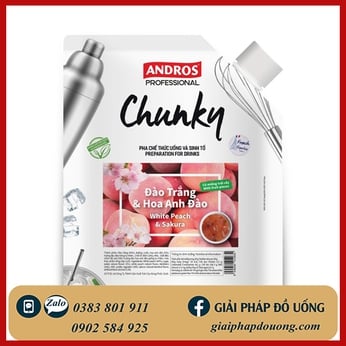 MỨT CHUNKY ĐÀO TRẮNG VÀ HOA ANH ĐÀO