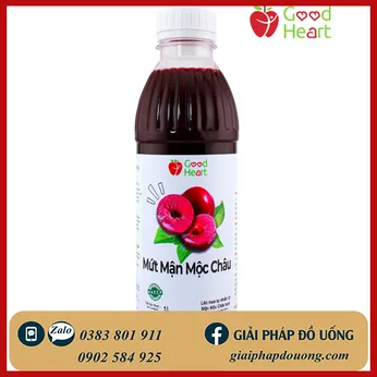 MỨT MẬN MỘC CHÂU GOODHEART CHAI 1 LÍT