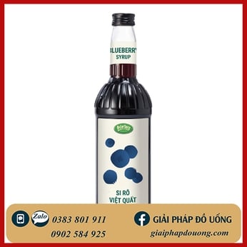 SYRUP OSTERBERG BLUEBERRY / VỆT QUẤT 750ML