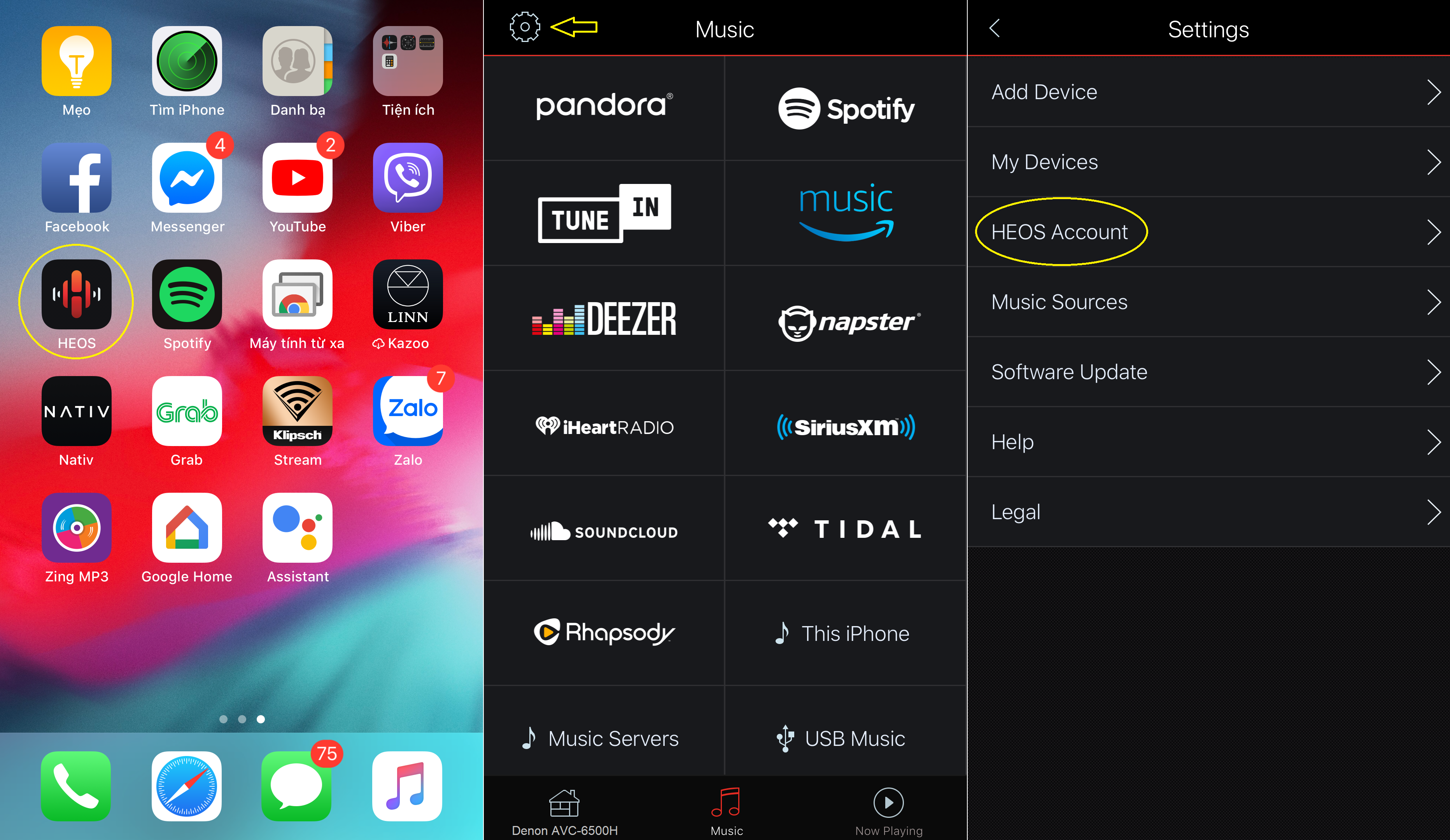 Ampli DENON AVR X3600H