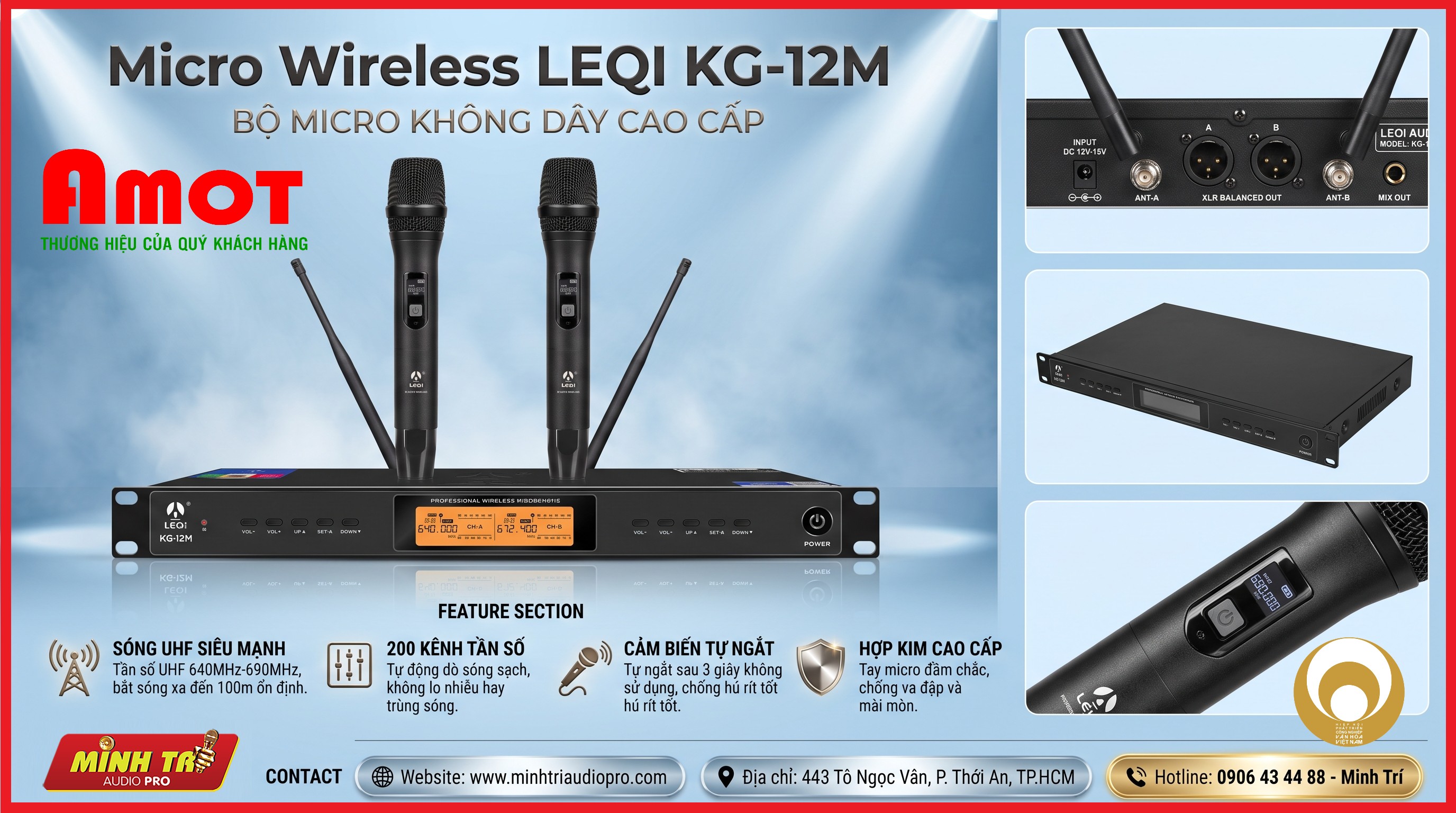 Micro Karaoke LEQI AUDIO KG-12M
