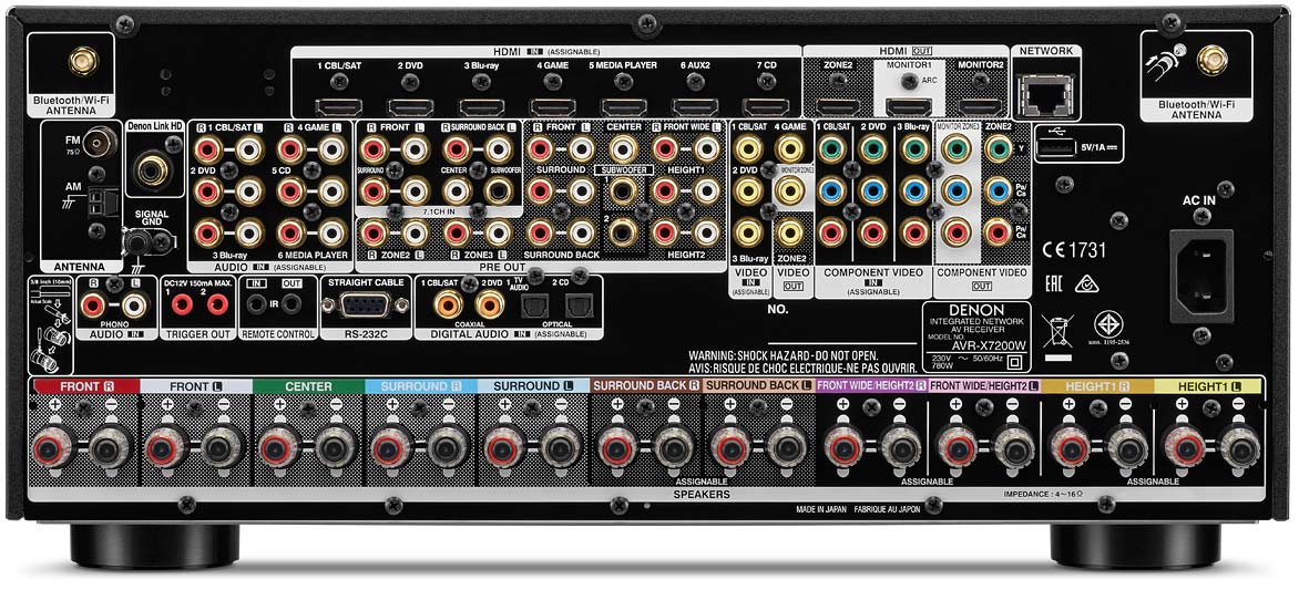Ampli Denon AVR-X7200WA