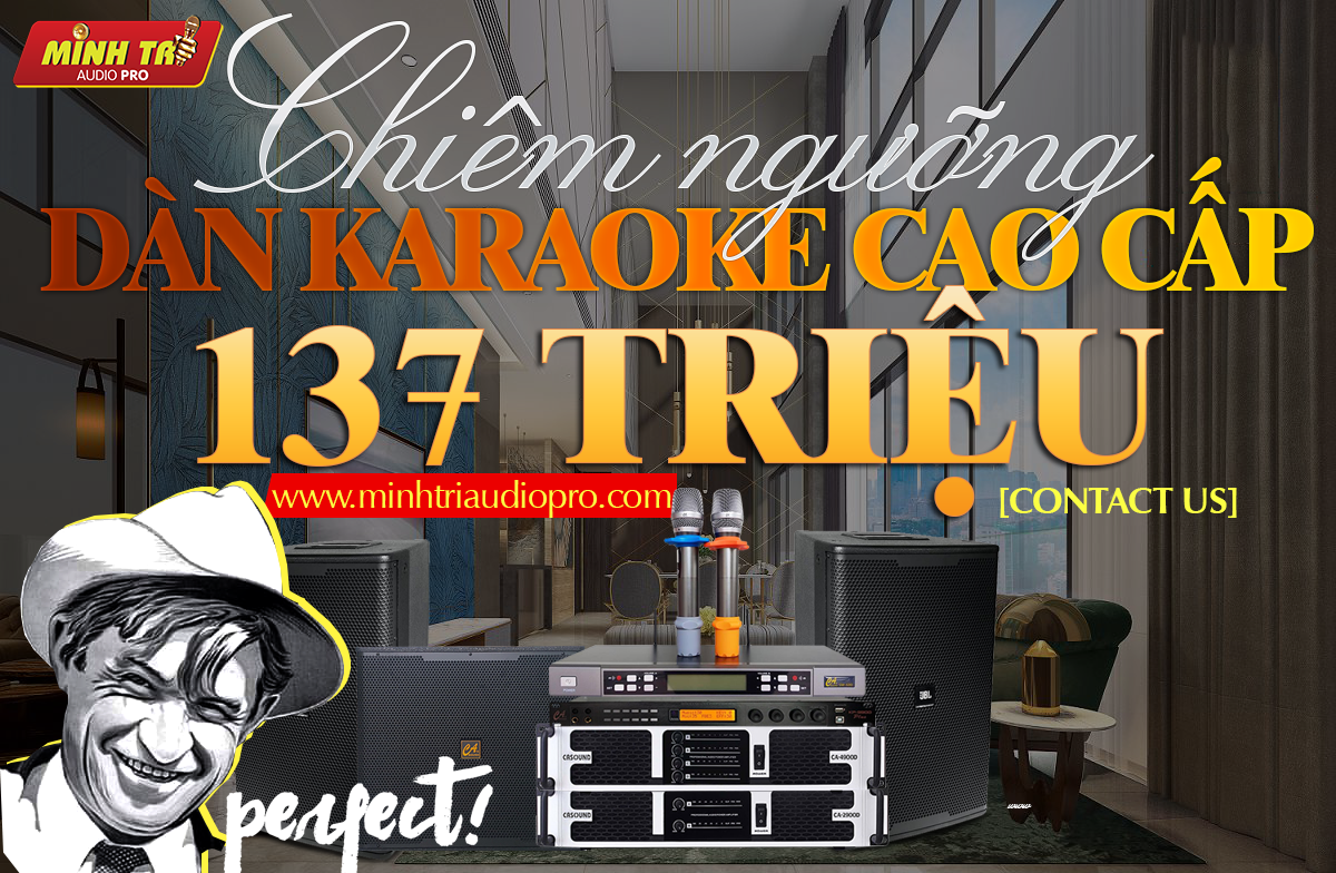 Chiêm ngưỡng dàn karaoke cao cấp trị giá hơn 137tr khách hàng không thể cưỡng nổi