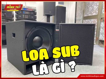 Loa sub là gì? Cách chọn loa sub phù hợp với dàn âm thanh của bạn