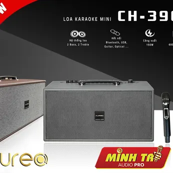 Loa di động Aurec CH-390 + Tặng kèm bộ sạc KIWI ( 4 pin 2800mAh + 1 Dock sạc) trị giá 500k