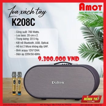 Loa Xách Tay Dalton K208C