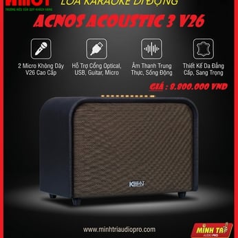 Loa Karaoke Di Động Acnos Acoustic 3 V26