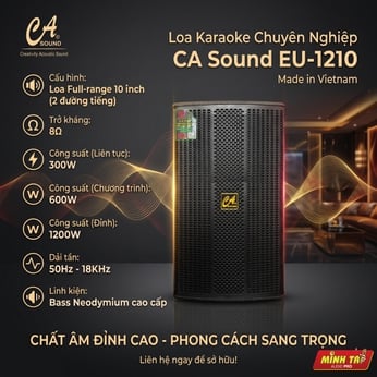 Loa Karaoke CA Sound EU-1210