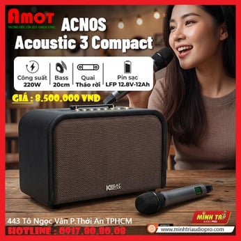 Loa Karaoke Di Động Acnos Acoustic 3 Compact