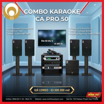 COMBO KARAOKE CA PRO 50 – GIẢI PHÁP ÂM THANH KARAOKE CAO CẤP 