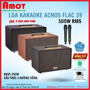 Loa Karaoke Di Động Acnos Flac 39
