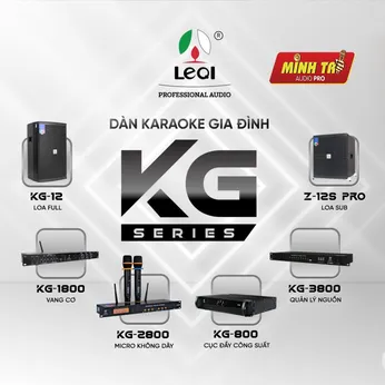 Combo LEQI KG Series – Giải pháp âm thanh karaoke cao cấp cho mọi không gian
