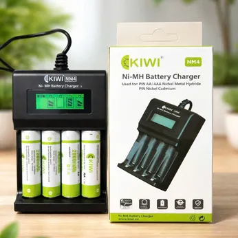 Combo pin sạc Kiwi AA 2800mAh + Dock sạc Kiwi NM4