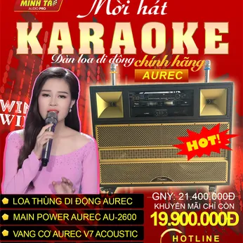 DÀN LOA DI ĐỘNG AUREC 