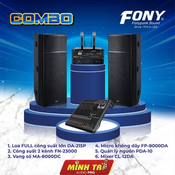 Bộ dàn âm thanh hội trường FONY 150- 200m2
