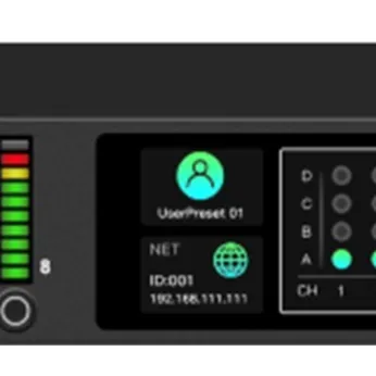 Crossover 4in 8out EUDAC AUDIO CM-48I Pro