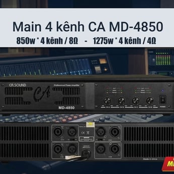 Main công suất 4 kênh CA Sound MD-4850