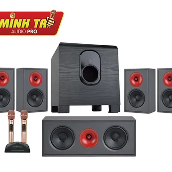 Partyhouse AVK 105F/205C/AVK-1005B - Dàn xem phim, nghe nhạc tích hợp karaoke 5.1