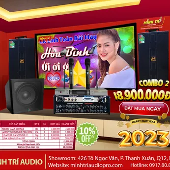 COMBO 2 BỘ DÀN KARAOKE GIA ĐÌNH - 2023 (Giảm 10%)