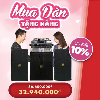 [MUA DÀN TẶNG NÀNG] Bộ Dàn Karaoke Gia Đình - COMBO 5